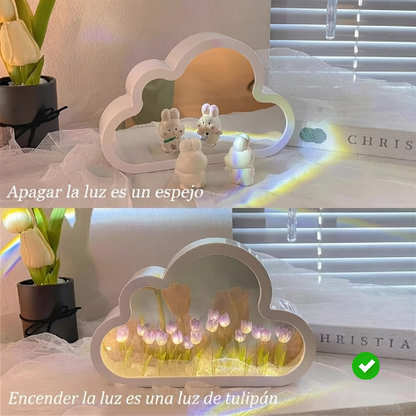 Lámpara de tulipanes