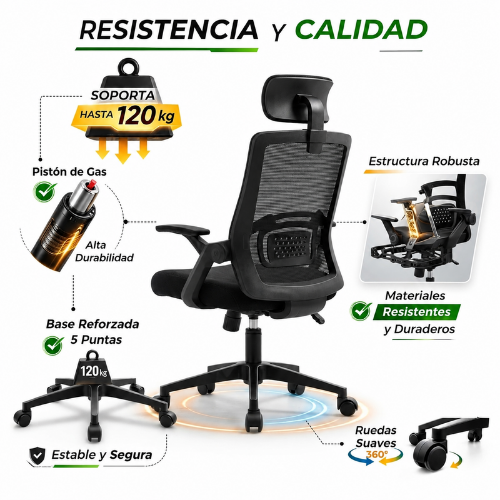 Silla de oficina - ergonómica