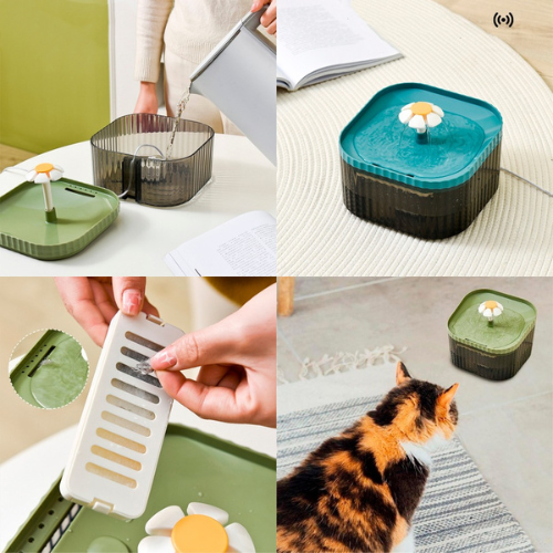 DISPENSADOR AUTOMÁTICO DE AGUA PARA MASCOTAS